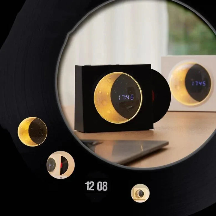 Lunar Tune Wireless Speaker Clock | Bowlift