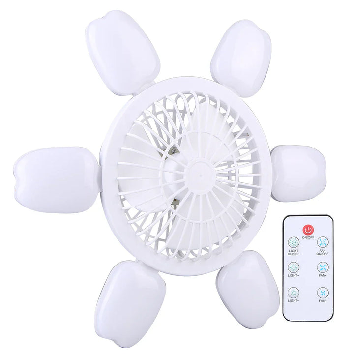 BowLift | Silent Adjustable Remote Control Ceiling Foldable Fan Lamp