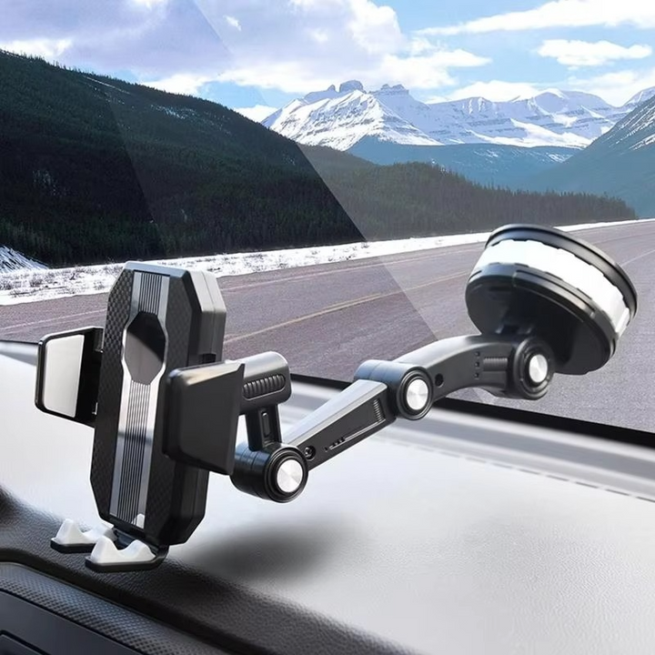 BowLift | Universal Car Phone Mount with Strong Suction Clamp for Center Console and Dashboard