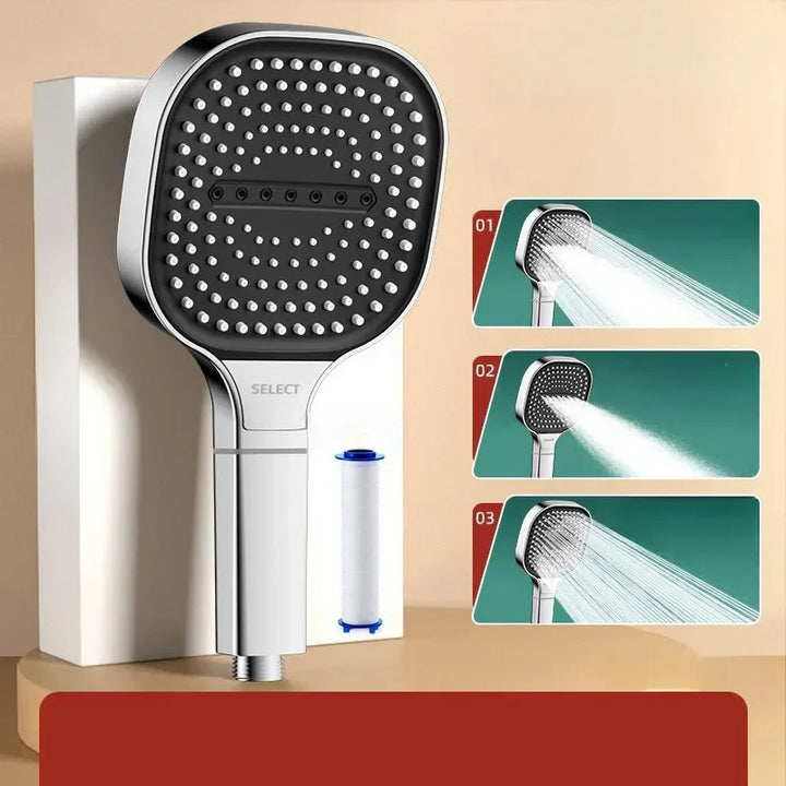 BowLift | High Pressure Large Panel Hand Shower