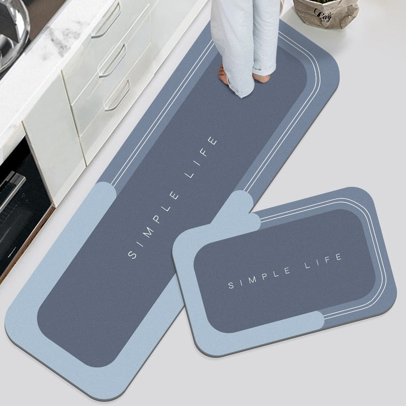 Modern Water Absorbent Anti-slip Area Rugs | Bowlift