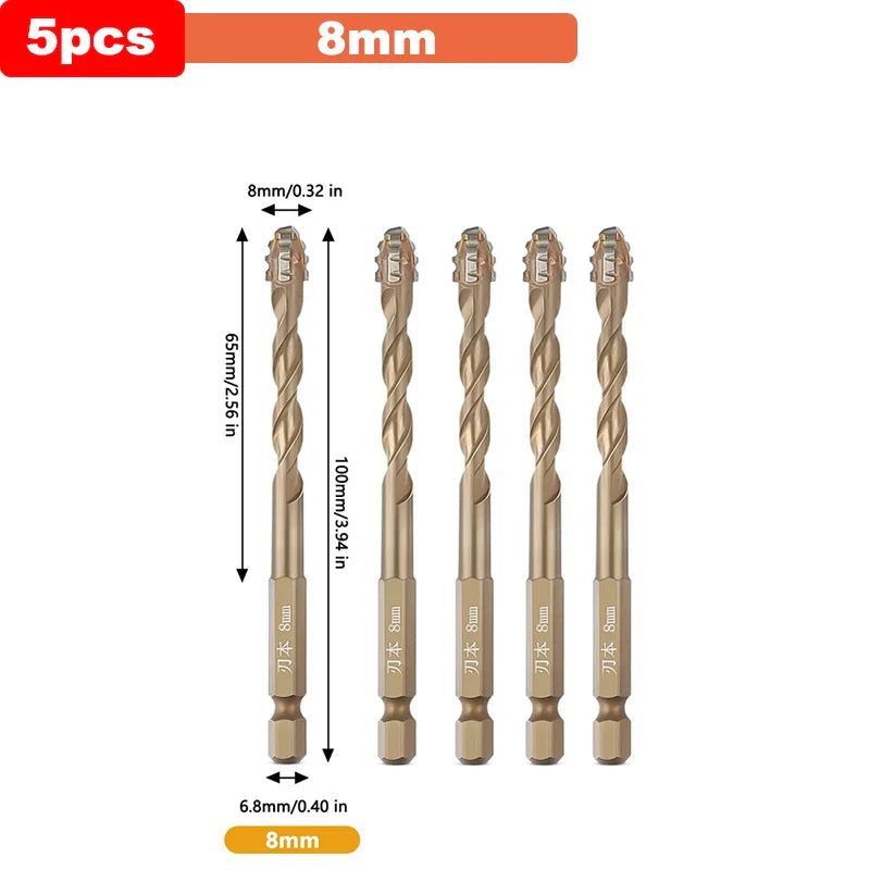BowLift | Titanium Steel Cross Drill Bit
