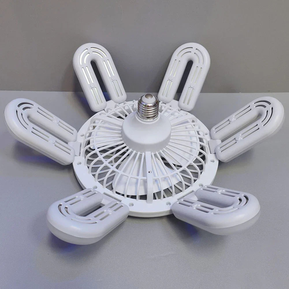 Silent Adjustable Remote Control Ceiling Foldable Fan Lamp | Bowlift