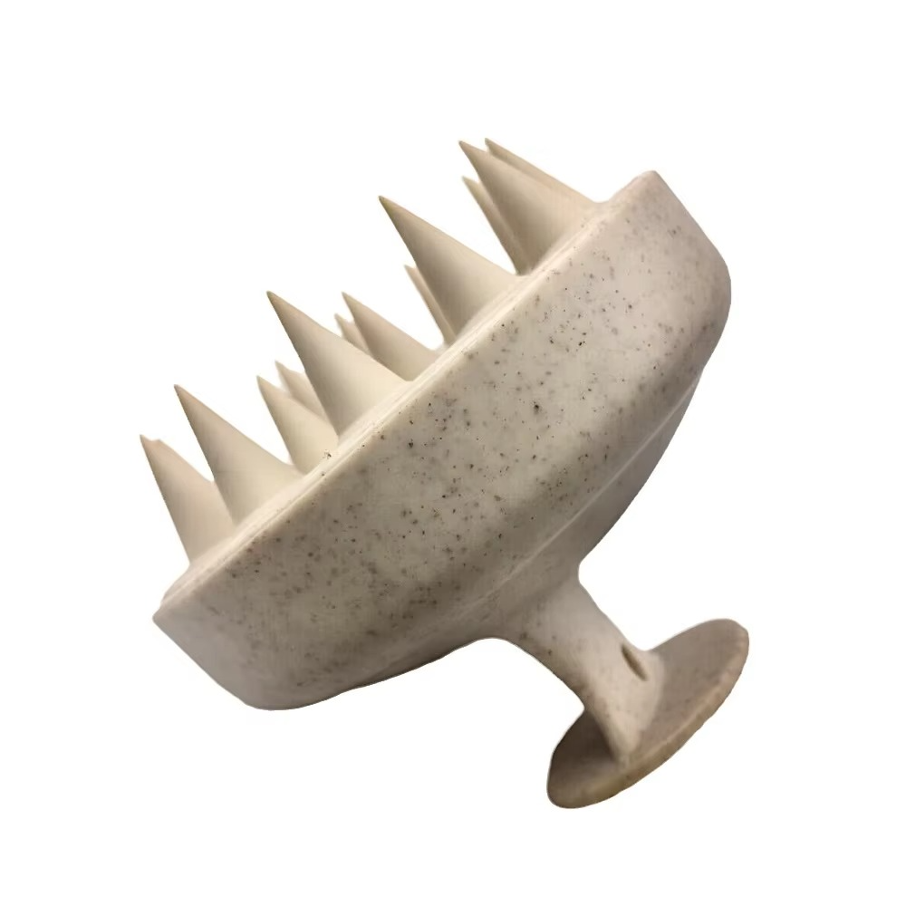 BowLift | Wheat Straw Silicone Scalp Massage Shampoo Brush with Soft Silicone Bristles