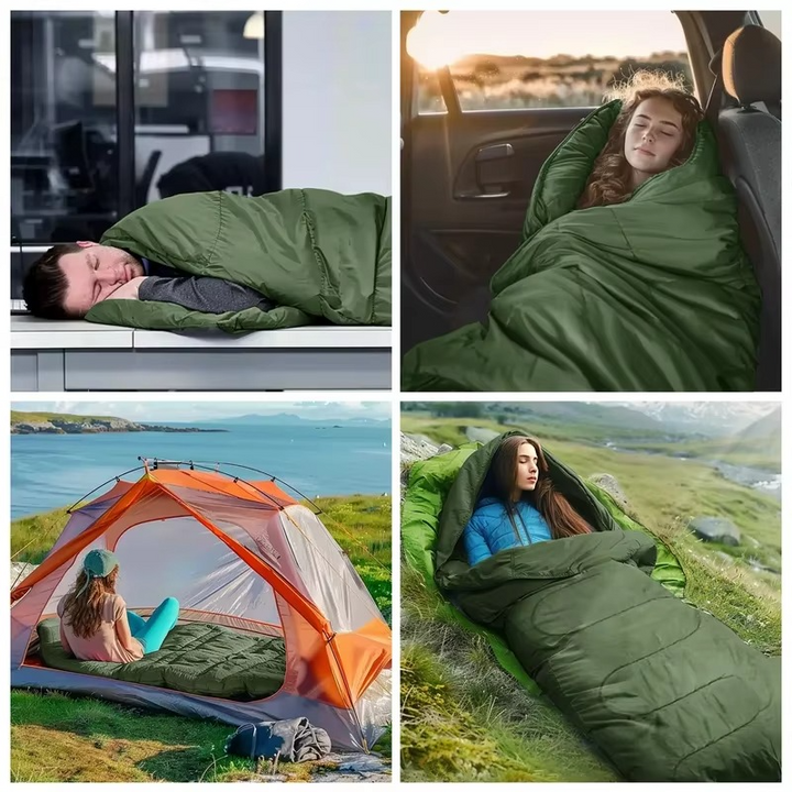 BowLift | Ultralight Waterproof 4 Season Camping Sleeping Bag for Backpacking and Hiking