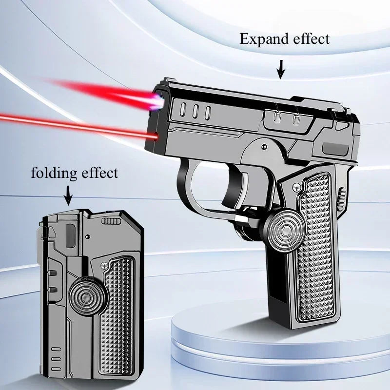 Foldable Dual-Form Gun-Shaped Windproof Lighter | Bowlift