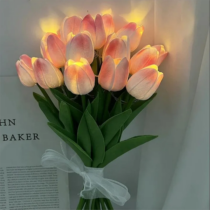 TulipGlow - Portable LED Tulip Night Light Bowlift