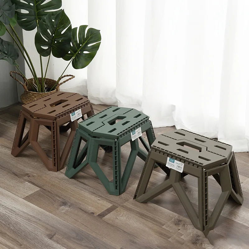 BowLift | CampFold Folding Stool | Foldable Outdoor Stool | High Load Capacity | Compact & Weatherproof