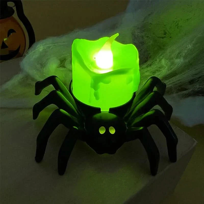 BowLift | Halloween LED Skull & Spider Lamp – Spooky Home Decor