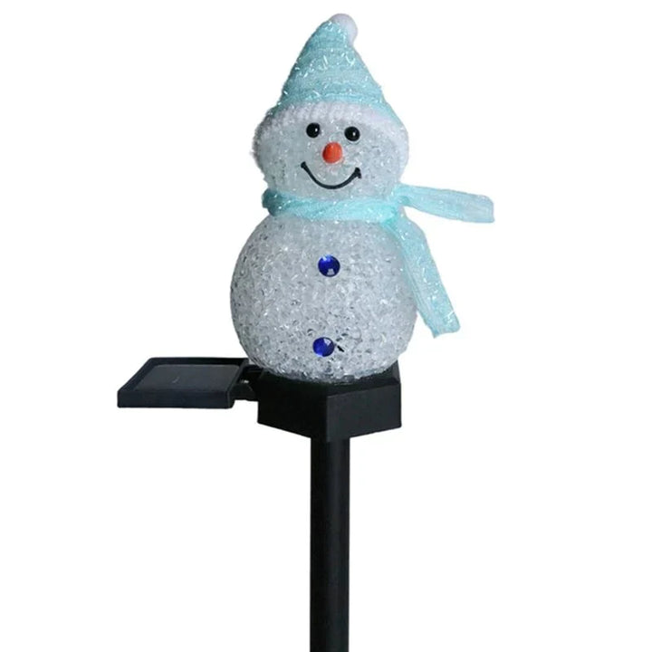 Solar-Powered Snowman Lamp - SolarSnow | Bowlift