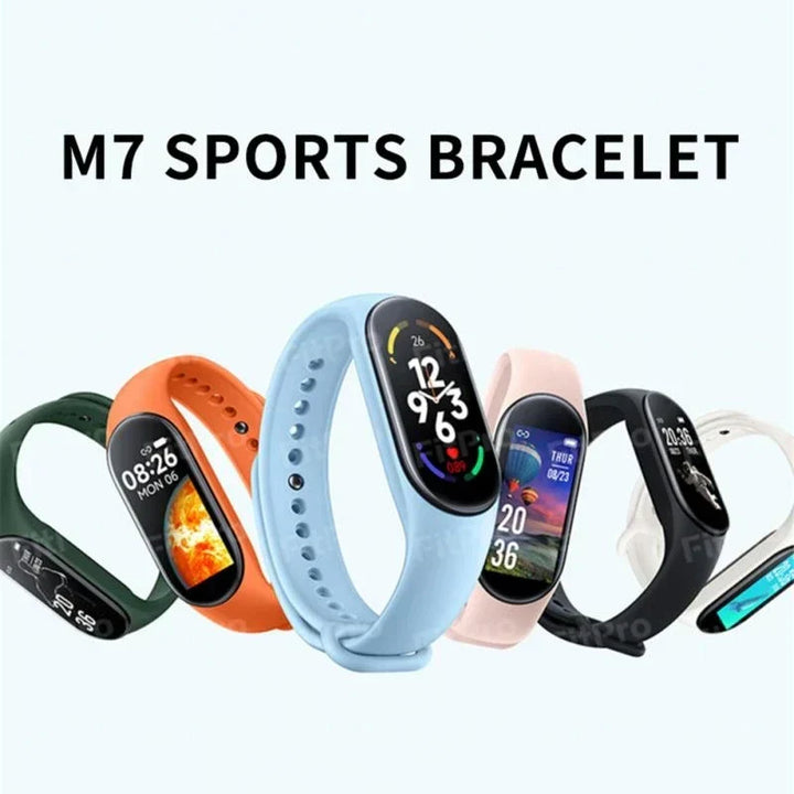 BowLift | M7 Smart Watch Men Women Smartband Heart Rate Smartwatch Fitness Tracker Blood Pressure Sport Smart Bracelet for xiaomi iPhone