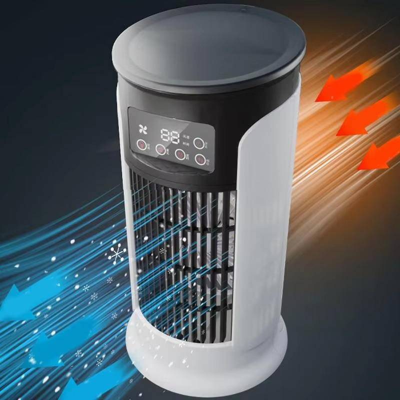 BowLift | Portable Air Conditioners Fan Evaporative Cooler USB Quiet Timer Room Cooling Small 10 oz Water Tank Personal Cooler Adjustable
