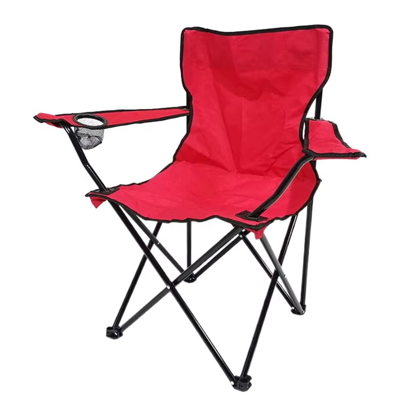 BowLift | Portable Folding Camping Chair with Armrest, Backrest & Cup Holder