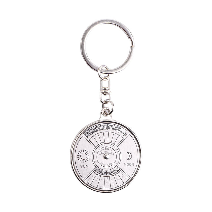 Creative Time Portal Mini Metal Calendar Keychain | Bowlift