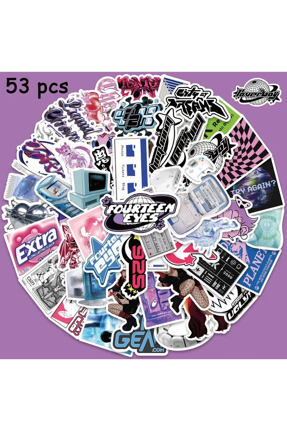 Y2K stickers | Bowlift