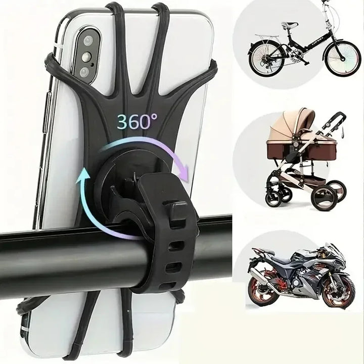 BowLift | Movento BikeMount | 360° Phone holder | Silicone | For bicycle & motorcycle