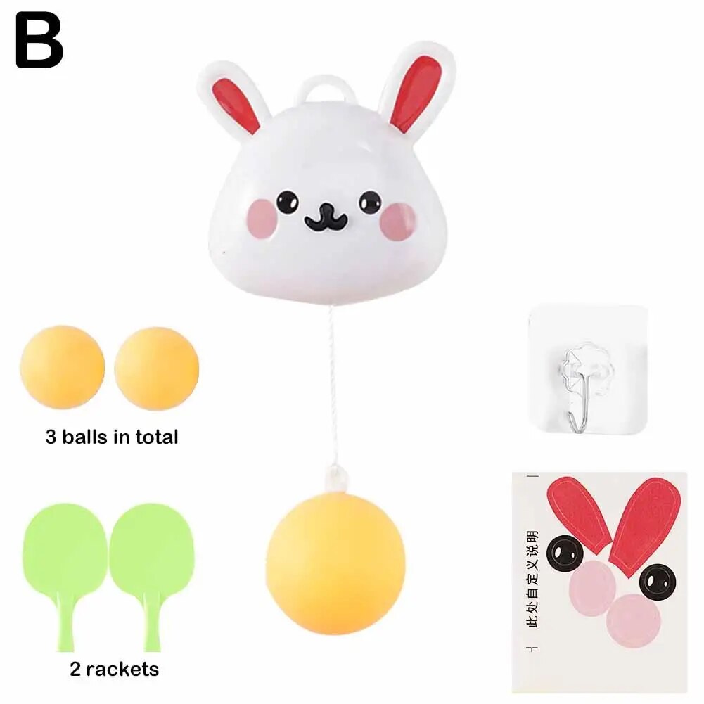 BowLift | Froggy Paddle Play Indoor Table Tennis Trainer Set