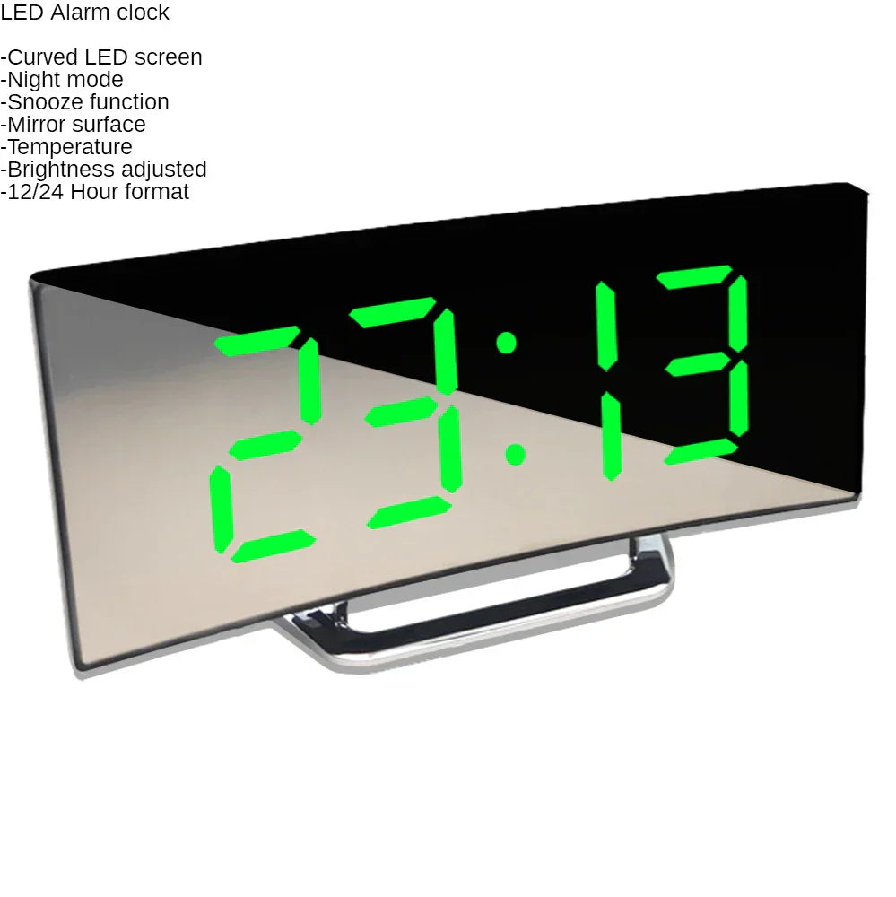 BowLift | Curved Screen Digital Alarm Clock