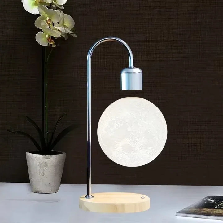 BowLift | LED Moon Lamp with Magnetic Levitation and Wireless Charging