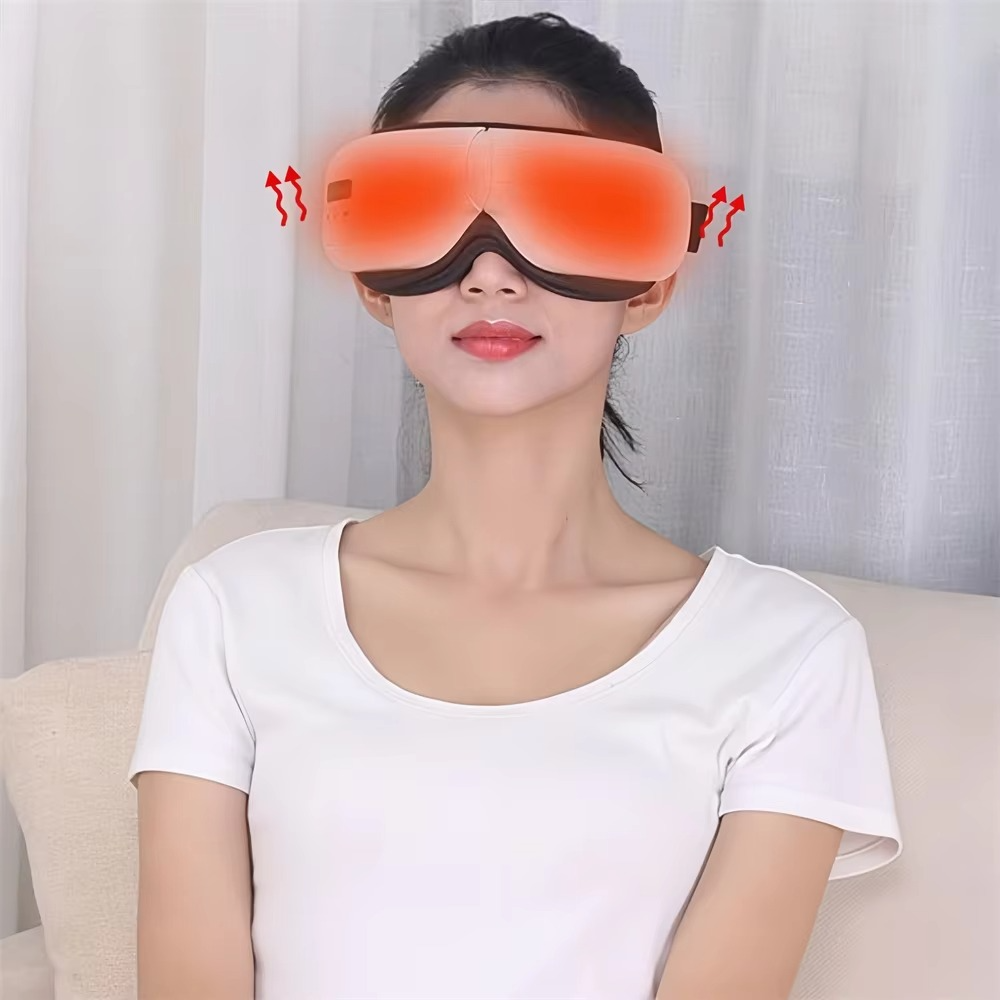 BowLift | Heated Air Pressure Eye Massager with Vibration, Bluetooth Music, and Hot Compress
