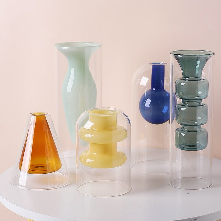 Bubbly Glass Vases - Opaque | Bowlift