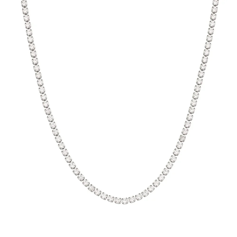 BowLift | 2mm Dainty Tennis Chain Bracelet and Necklace