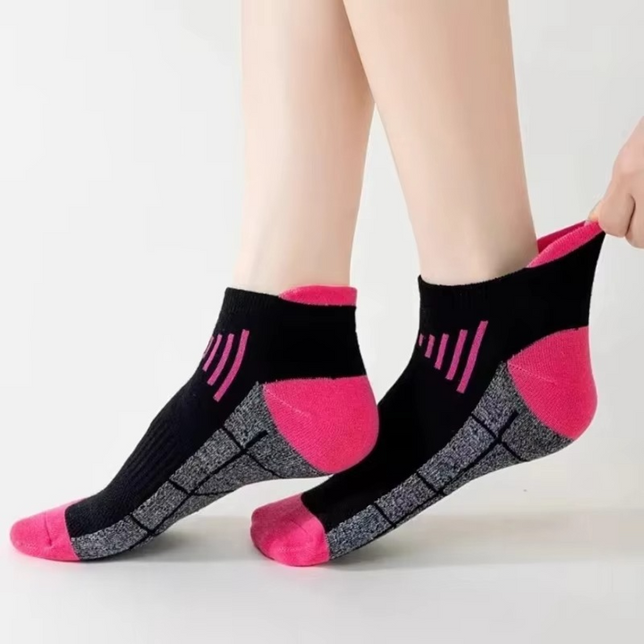 BowLift | 6 Pairs Low Cut Breathable Sports Socks for Men and Women – Sweat Absorbing Odor Resistant Thin Running Socks for Gym and Everyday Wear