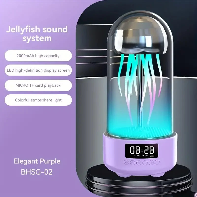 BowLift | Jellyfish Portable Powerful Colorful Speaker Night Lamp