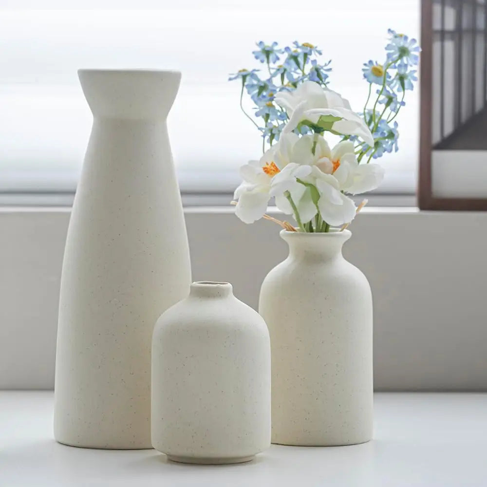 Aardstijl Ceramic Vase Set of 3 for Modern Boho Interiors | Bowlift