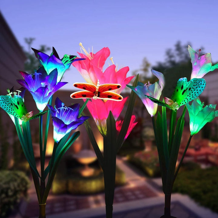BowLift | Soleil flower - Illuminate your garden - Magical atmosphere - Renewable energy