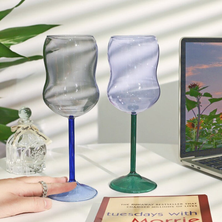 BowLift | 2-colored Chubby wine glass