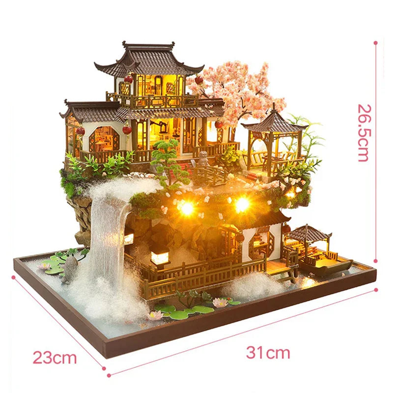 BowLift | DIY Wooden Chinese Ancient Casa Miniature Building Kit