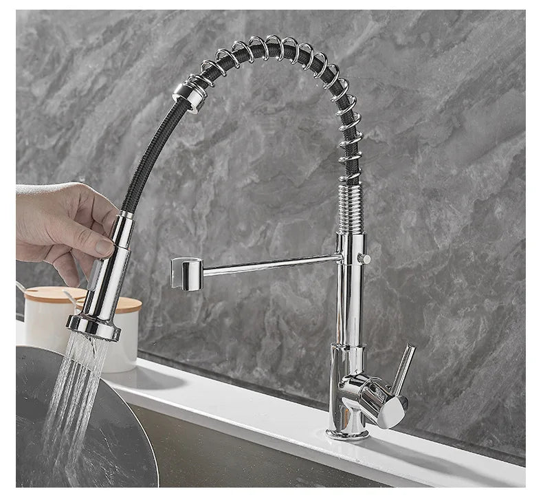 AquaFusion – Modern Kitchen Tap with Stylish Functionality Bowlift