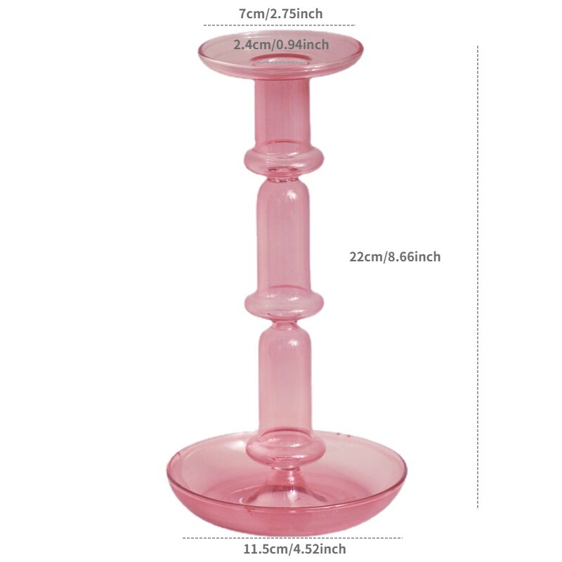 Borosilicate Modern Candleholders - 2 colours | Bowlift