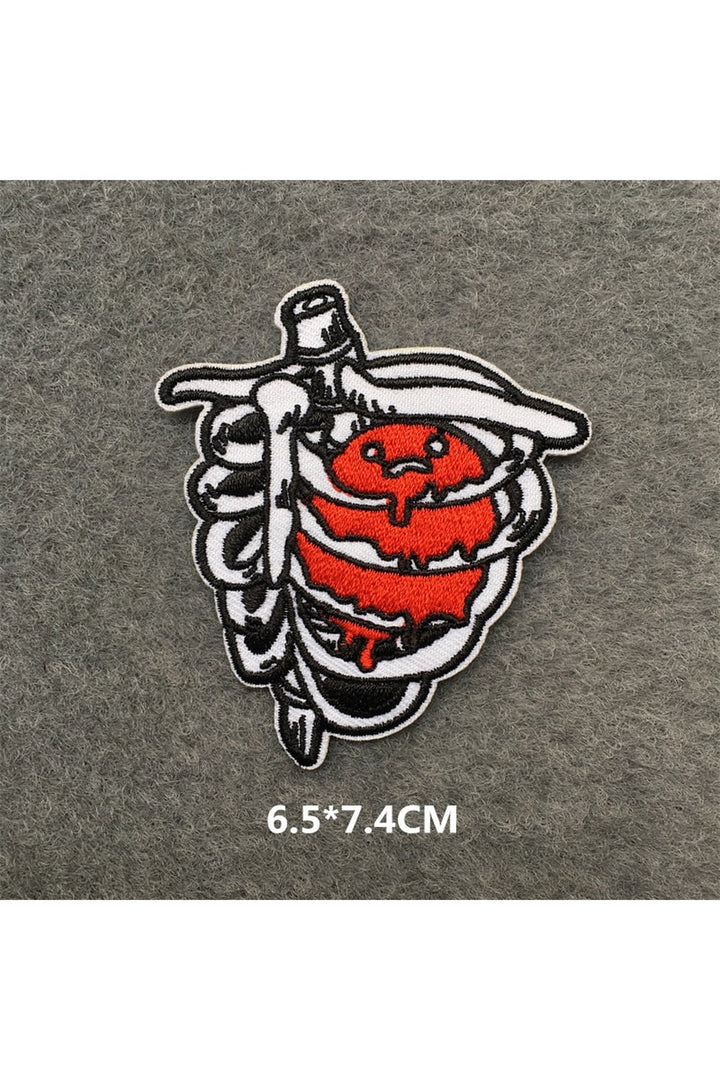 Punk embroidered patch set | Bowlift