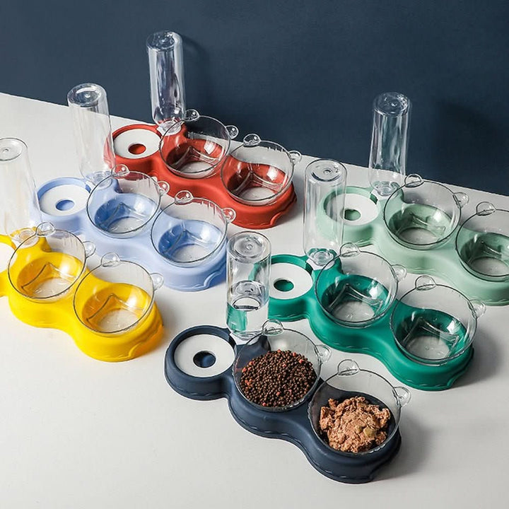 BowLift | KARLFEAST – 3-in-1 feeding station with water dispenser & elevated bowl