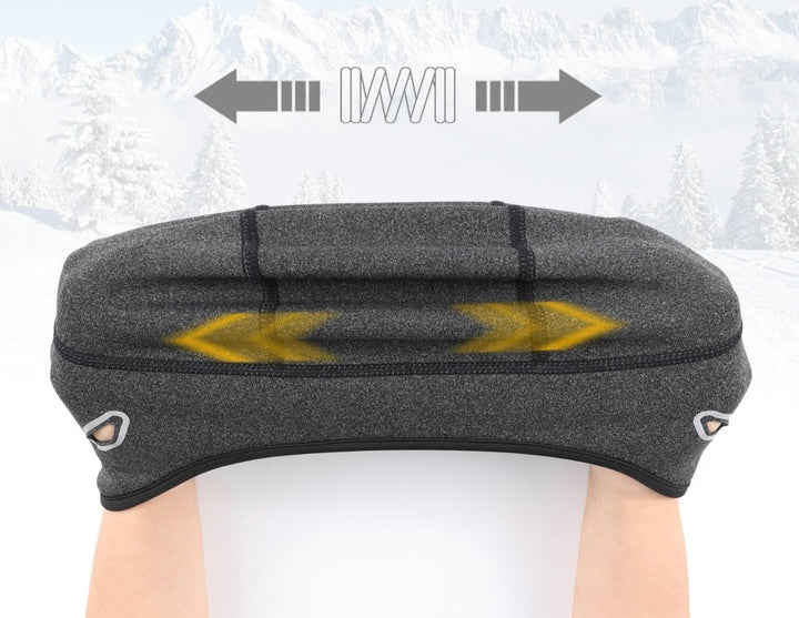 BowLift | ThermoFit Winter Hat SlimShield – Stretchable windproof sport hat for outdoor activities