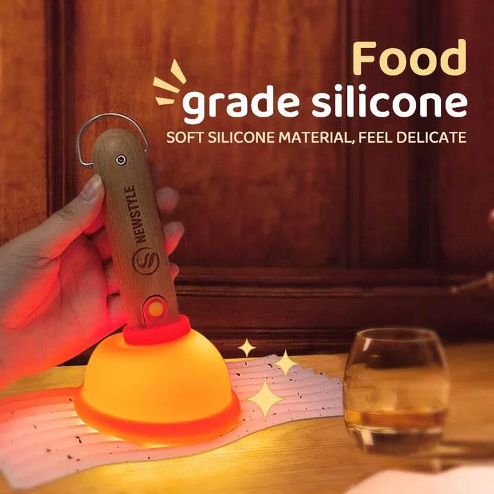 Plunger Style Stress Relief LED Night Lamp | Bowlift