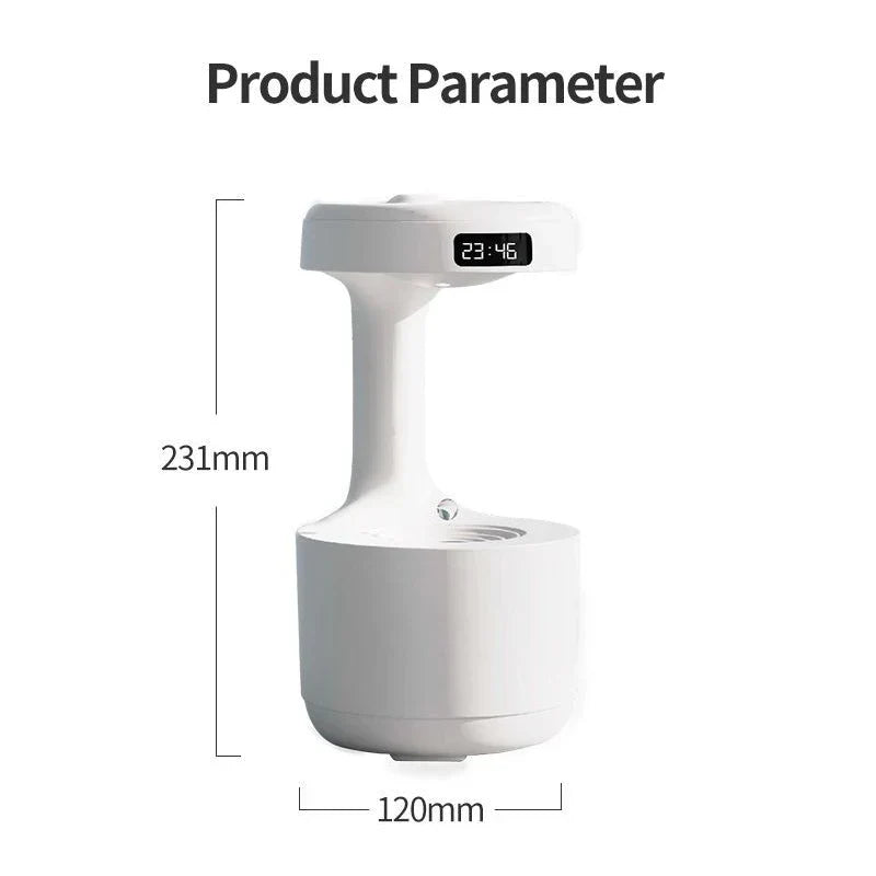 BowLift | Anti-Gravity Water Droplet Air Humidifier Night Lamp