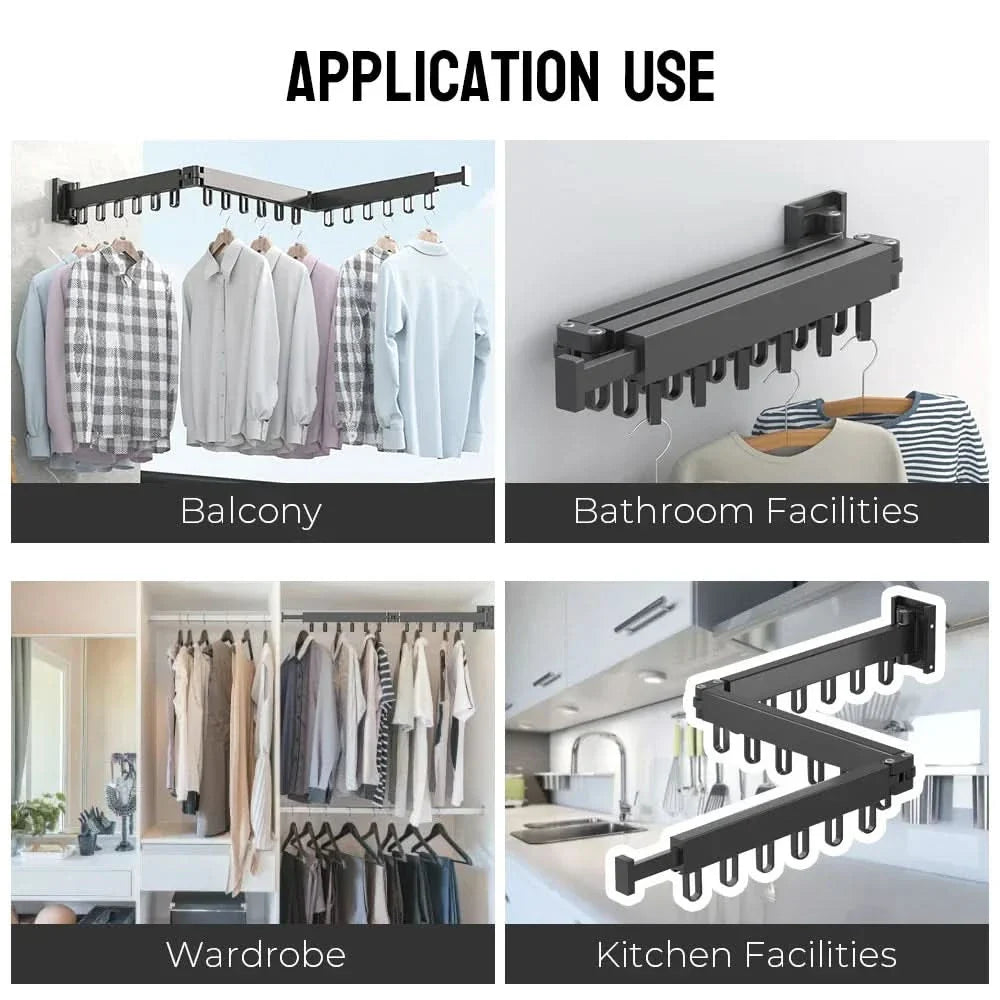 BowLift | FLEXIHANG – Space-saving wall dryer for small rooms