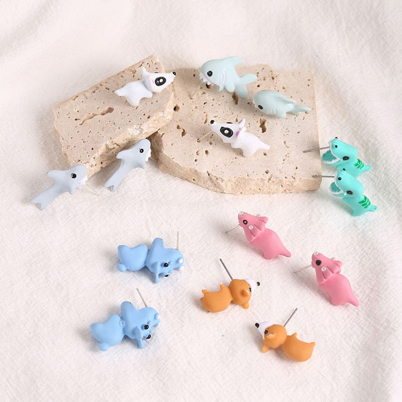 BowLift | Animal Bite Cartoon Creative Earrings