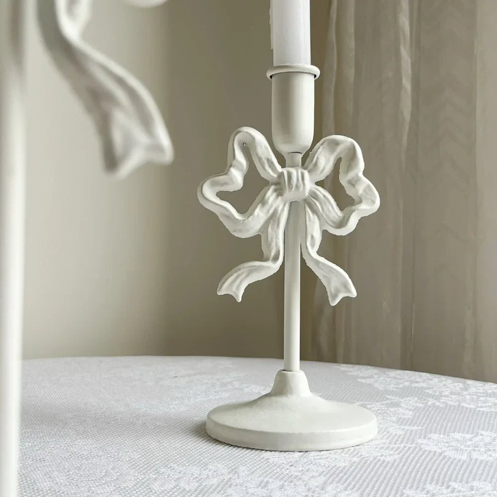 French Wrought Iron Candle Holder | Bowlift