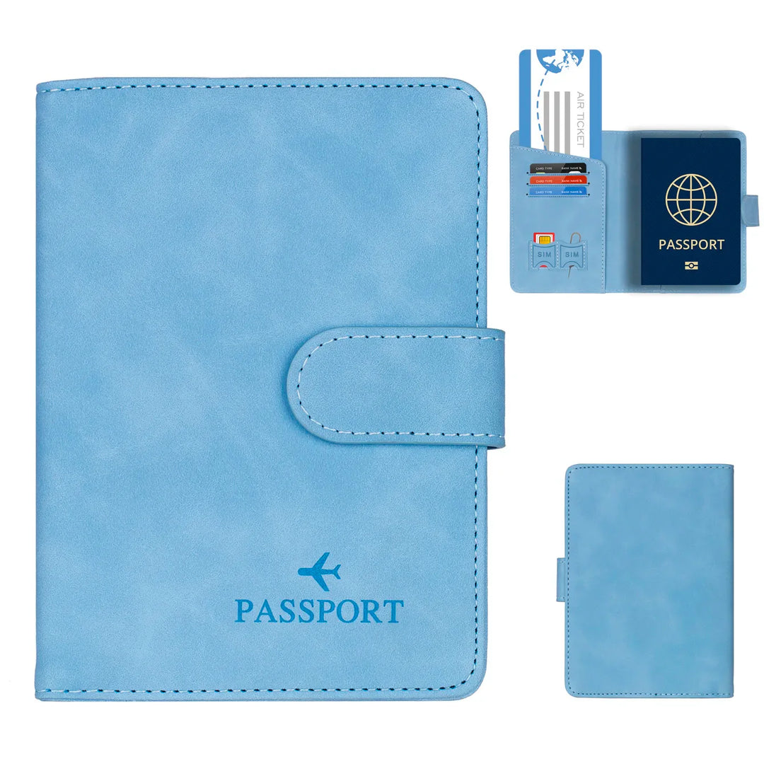 BowLift | Passport holder Travello | RFID protection | Real leather look | For women & men