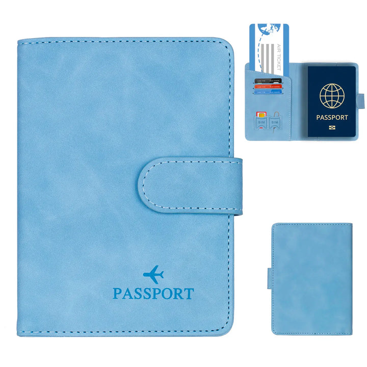 BowLift | Passport holder Travello | RFID protection | Real leather look | For women & men