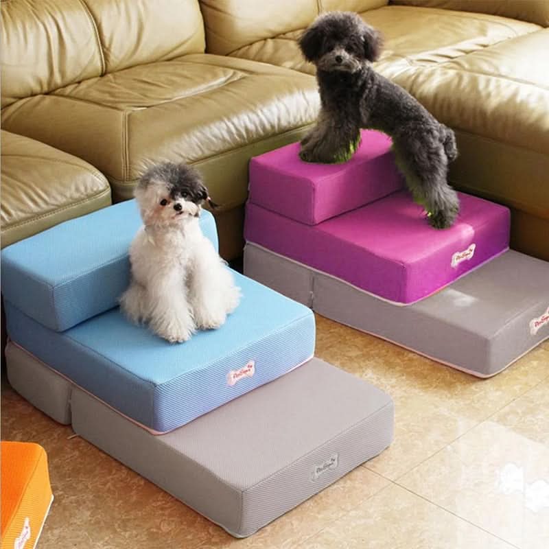 BowLift | Luxury dog steps for safe access to couch & bed