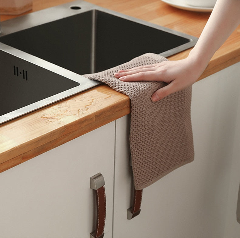 BowLift | HoneyNest 6-Pack Cotton Honeycomb Hand Towels Set