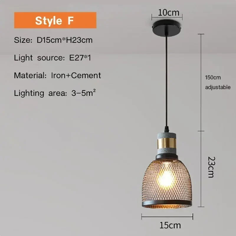 BowLift | Retro American Country Hanging Lamp