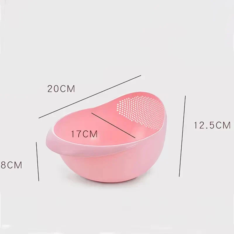 BowLift | KlarSieb Multifunctional Strainer | Travel Strainer & Draining Basket | For Fruits, Vegetables & Rice | Ergonomic Design