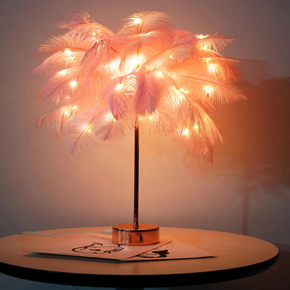 BowLift | LED Spring Table Lamp Night Light USB powered Remote Control Nightstand Lamps