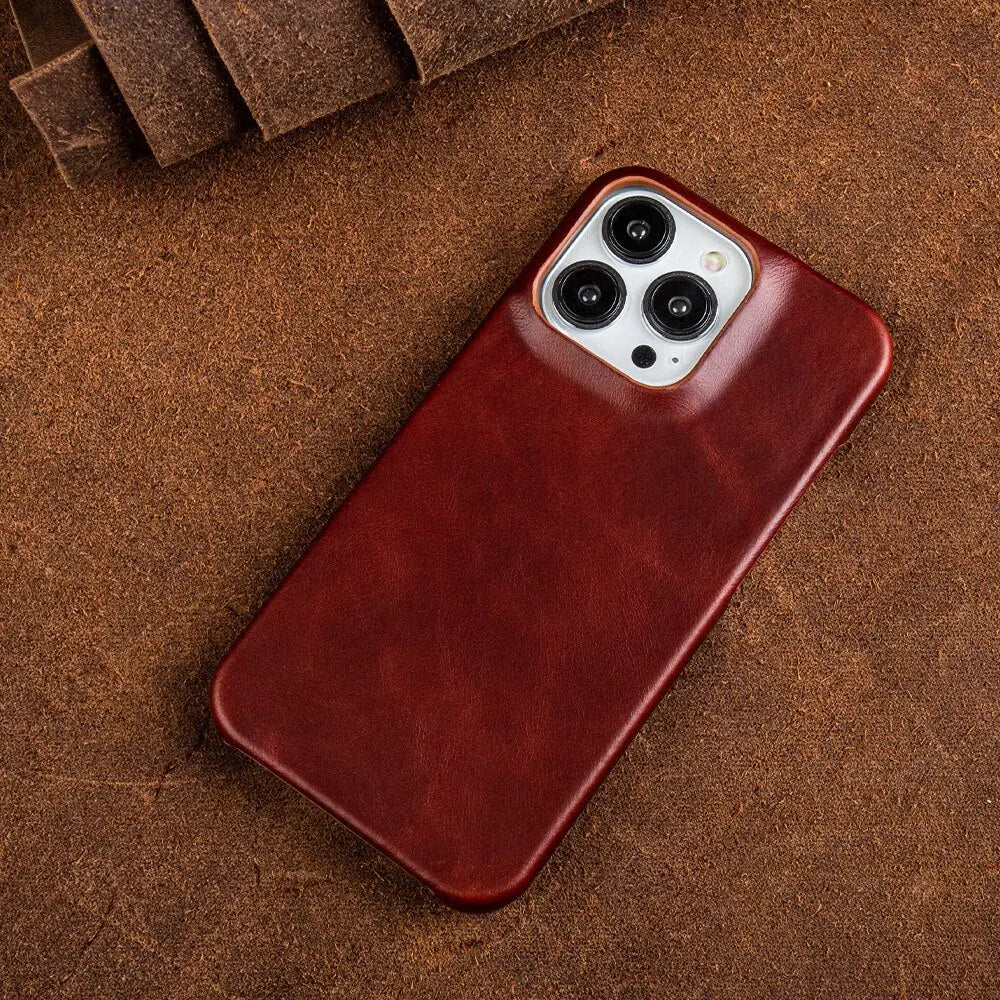 BowLift | RoyalLeather: Luxurious, handmade case made of genuine cowhide leather for the iPhone